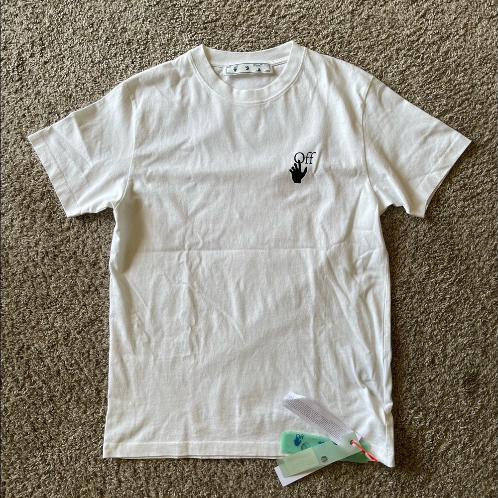Off-White White Slim Degrade Arrow T-Shirt